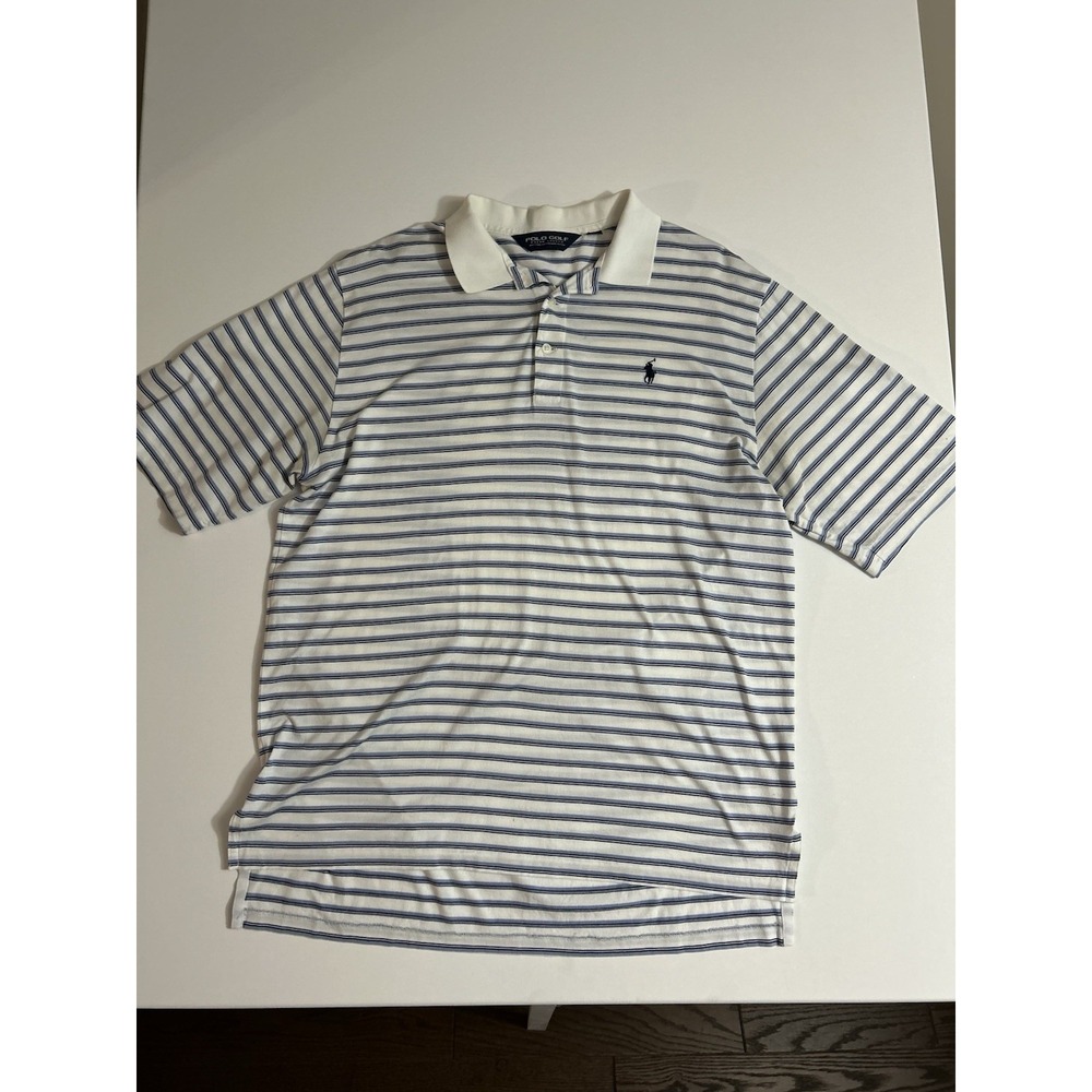 Polo Golf Ralph Lauren Striped Polo Shirt – Size L